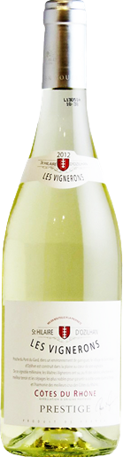 Les Vignerons Cotes Du Rhone Prestige Blanc