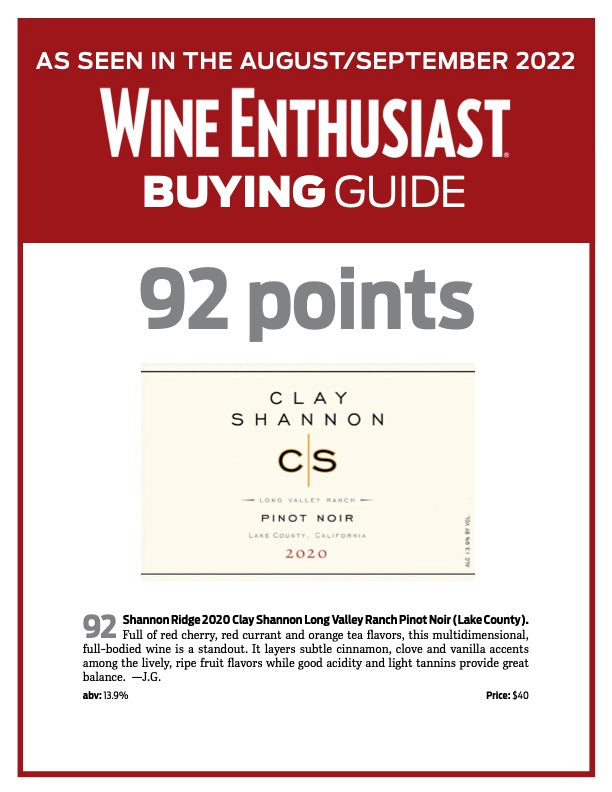 Clay Shannon Pinot Noir