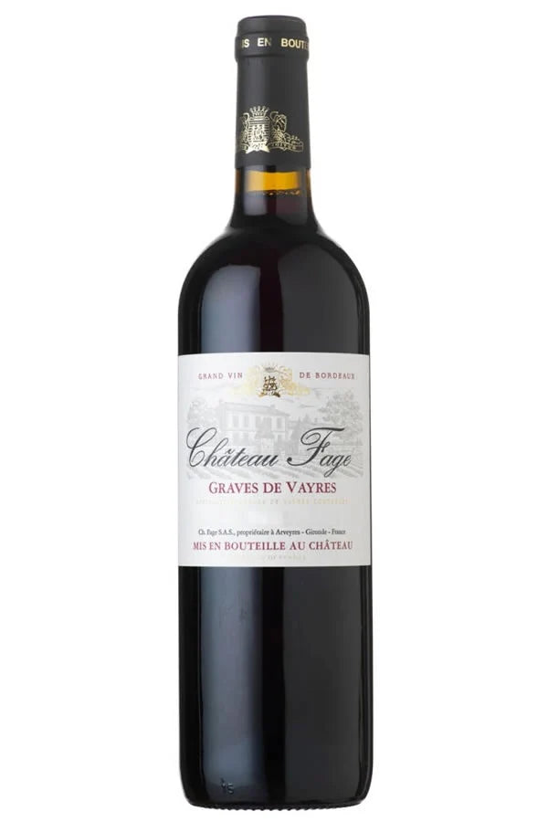 Chateau Fage Rouge Graves de Vayres Bordeaux