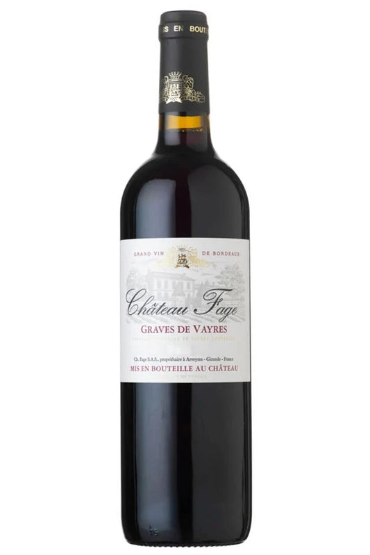 Chateau Fage Rouge Graves de Vayres Bordeaux